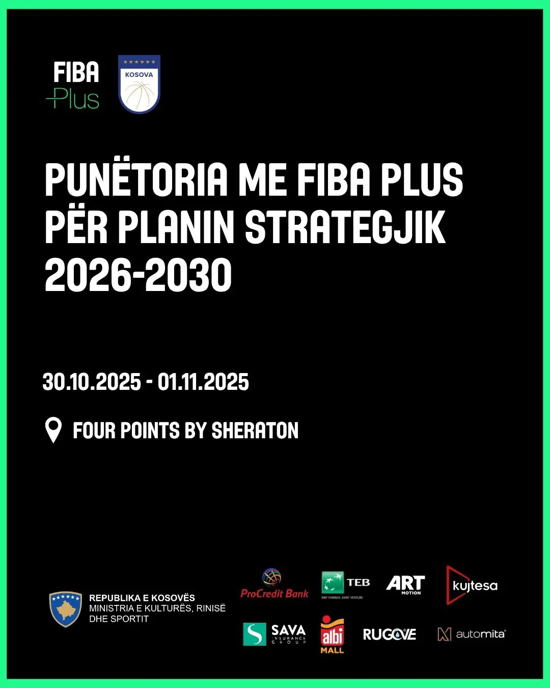 FBK dhe FIBA vazhdojnë rrugëtimin e përbashkët drejt Strategjisë 2026-2030