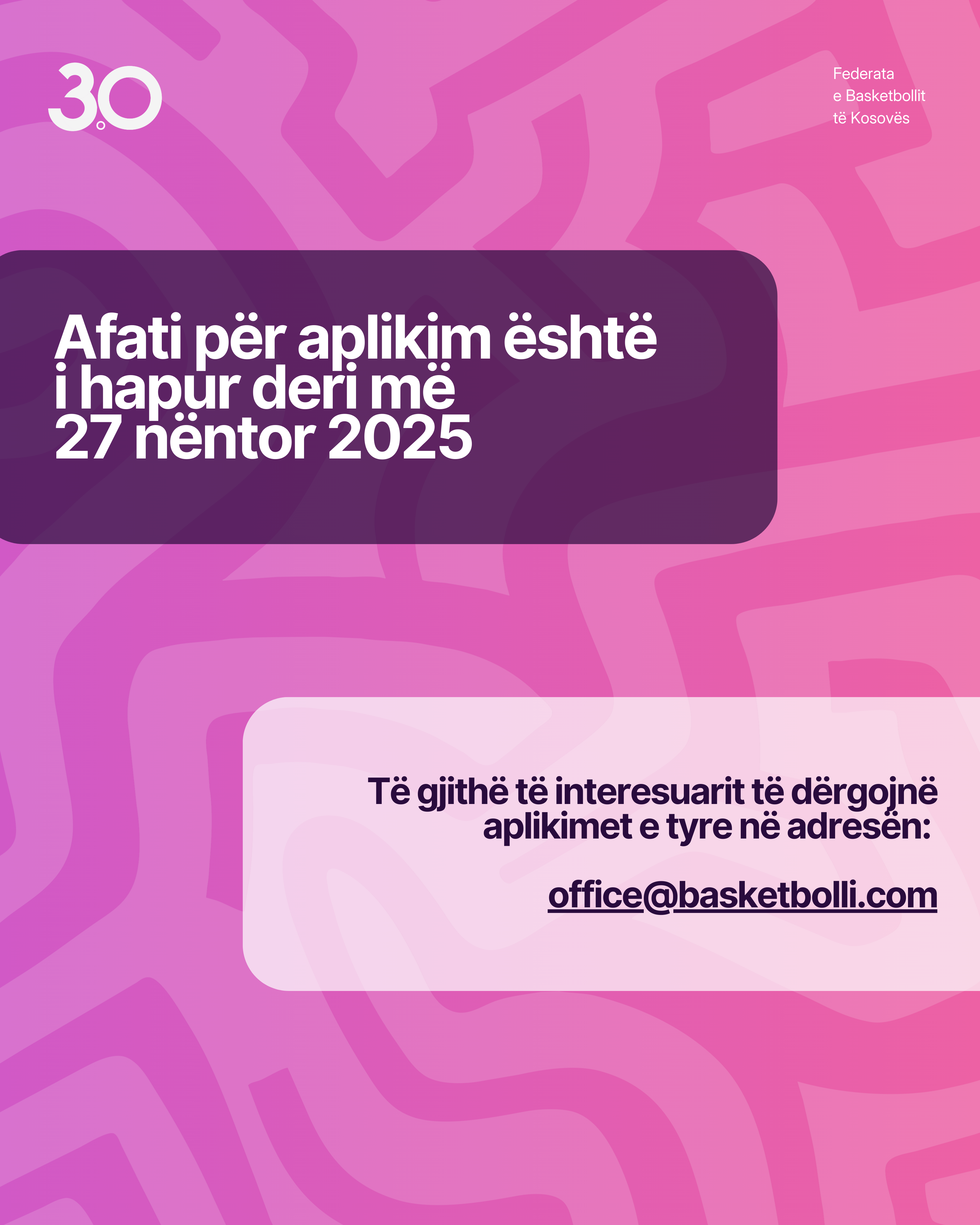 FBK hap konkursin për organizimin e Superkupës së Kosovës - Femrat