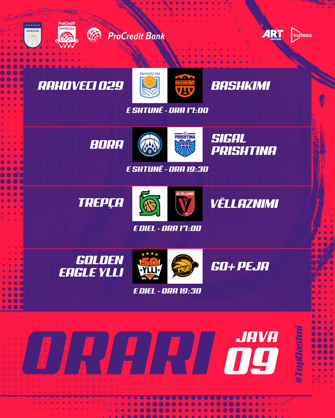 Super sfida në fundjavë 