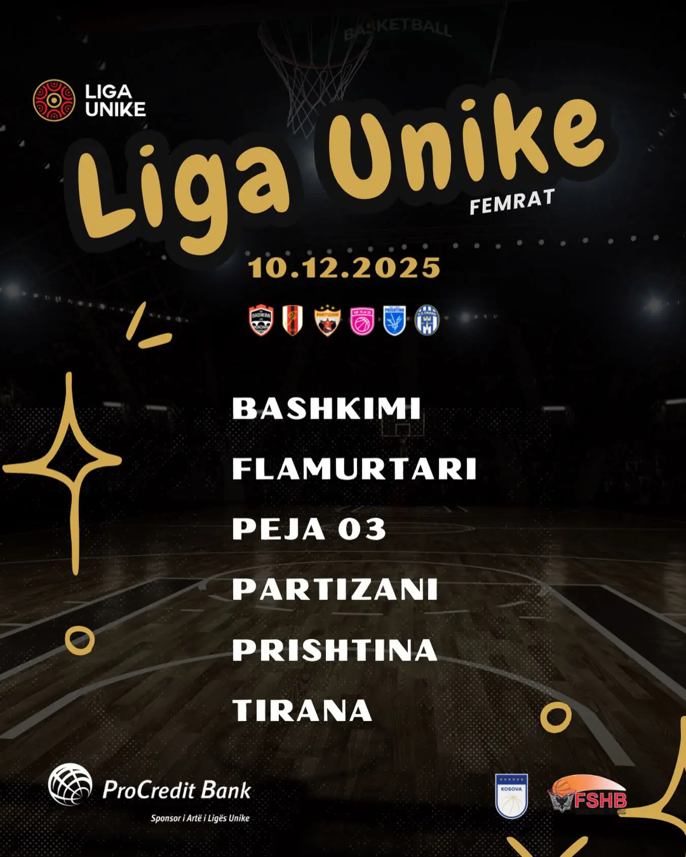 Fillon Liga Unike e Femrave