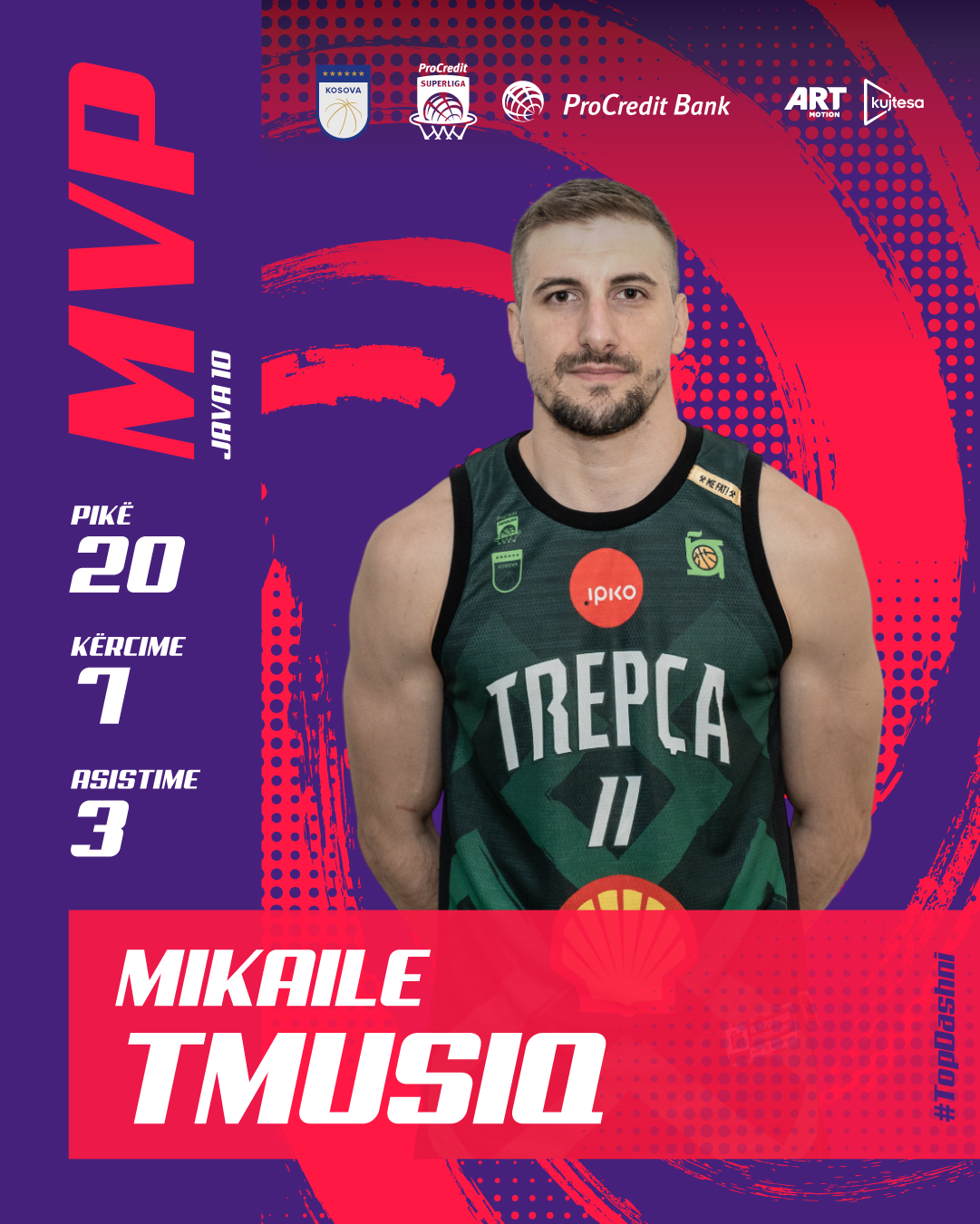 Tmusiq, MVP i javës