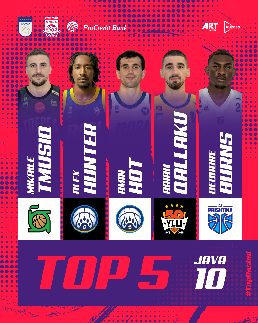 Tmusiq, MVP i javës