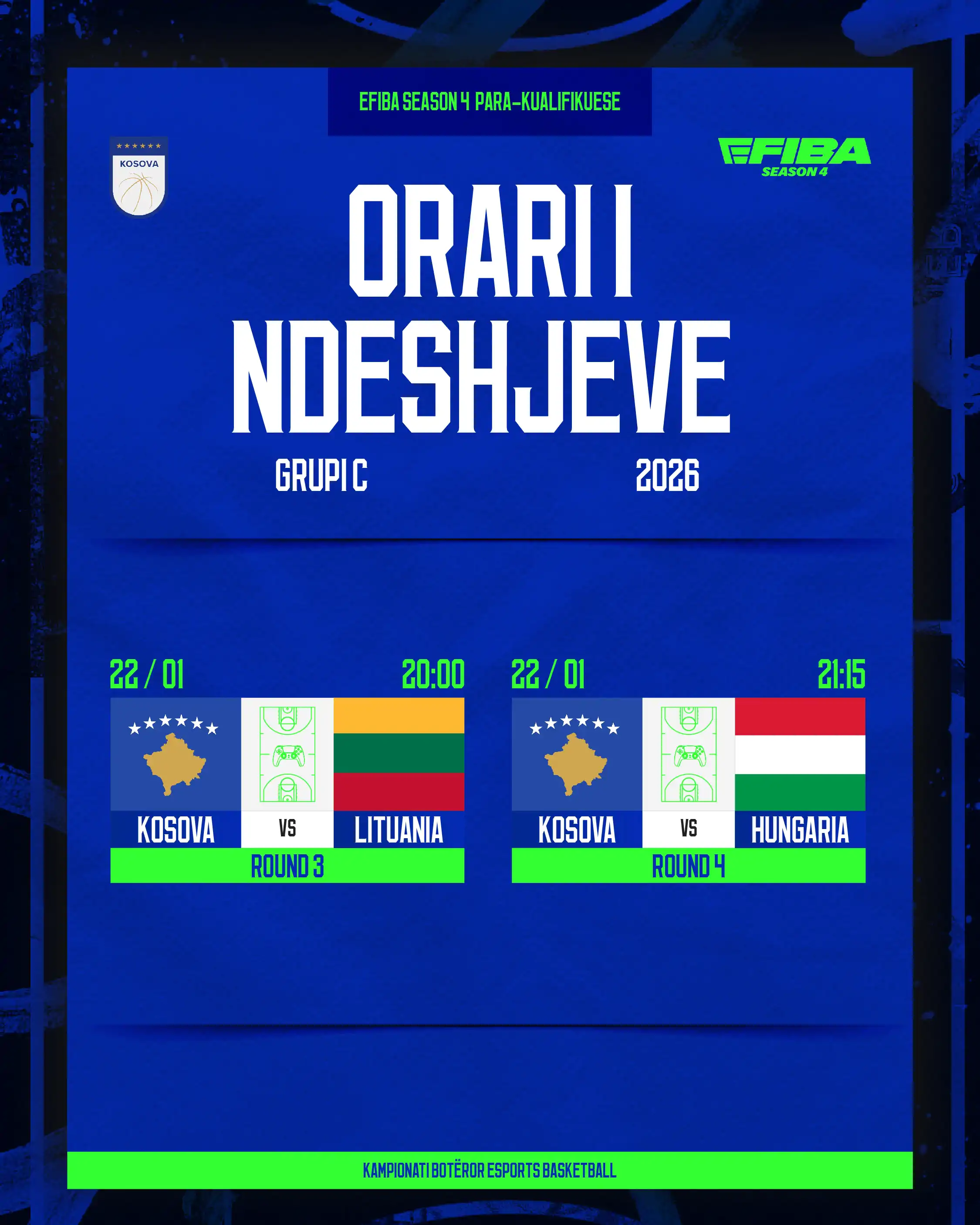 Sonte luhet për kualifikim